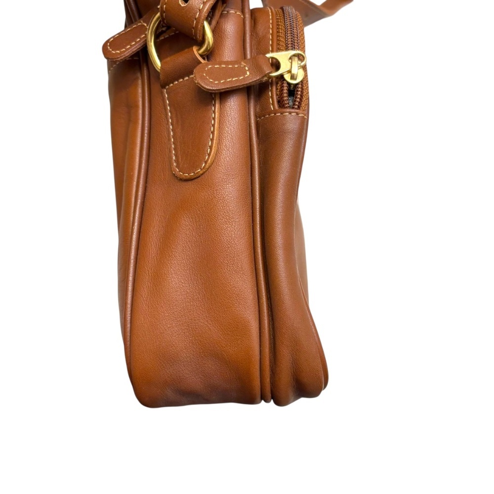 Coach international travel bag #0511 in British Tan leather unisex - Picture 8 of 12